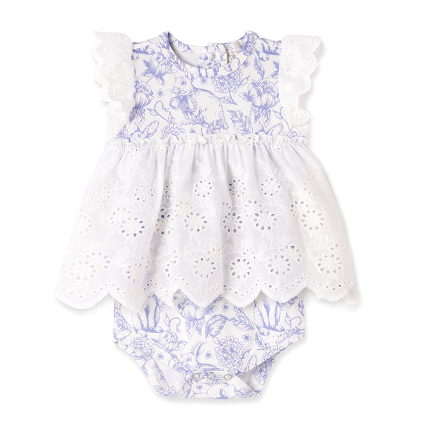 easter-bunny-toile-lace-skirted-bodysuit Tesa Babe - Sophia's StyleBaby Girl Clothes-1